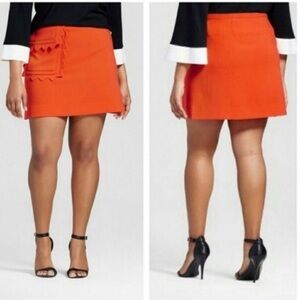 Victoria Beckham for Target Orange Mini Skirt